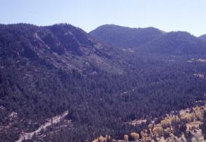 Mountains west of Tahoe