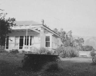 Gorge End garden, 1965